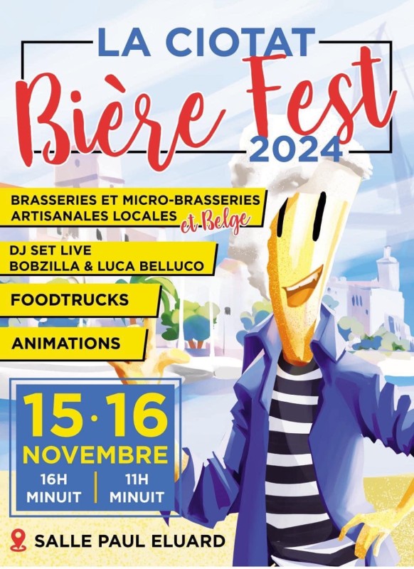 5e ÉDITION DE LA BIÈRE FEST’ A LA CIOTAT