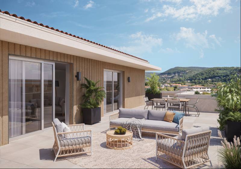 Vente appartement neuf T2 avec terrasse au cœur de La Ciotat