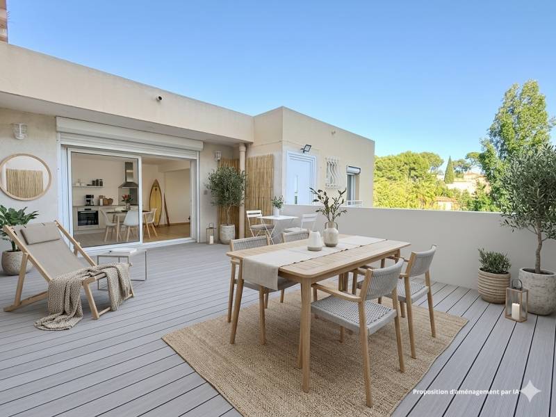 Appartement duplex 98 m² avec belle terrasse et studio en sus – La Ciotat