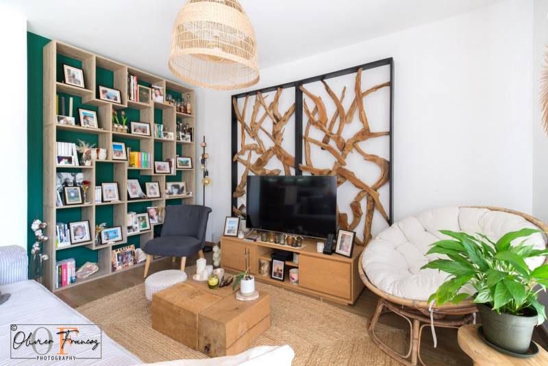 Salon avec télévision