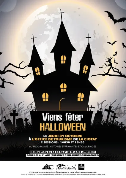FÊTER HALLOWEEN A L'OFFICE DE TOURISME DE LA CIOTAT